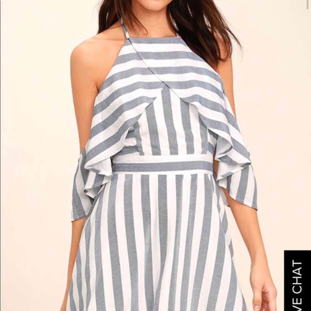 NWT Lulus cold shoulder mini dress - Picture 2 of 8